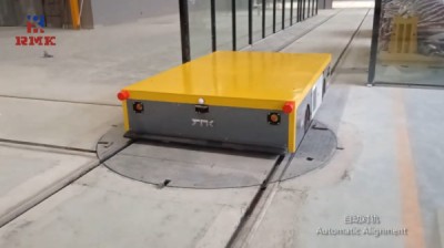 Wózek zautomatyzowany transfer kolejowy