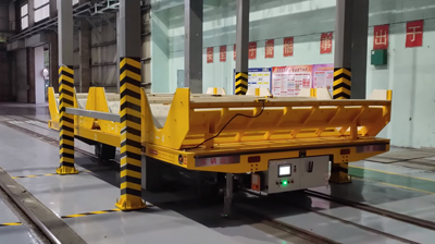Automatyczne wózek do transferu kolei - pojazd transportowy RGV