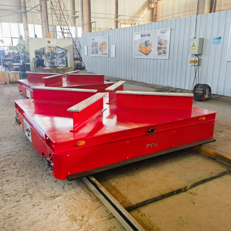 Bateria obsługiwana 10 ton wózek z przewodnikiem szyny