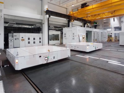 40 ton+40 ton podwójnego wózka zautomatyzowane RGV