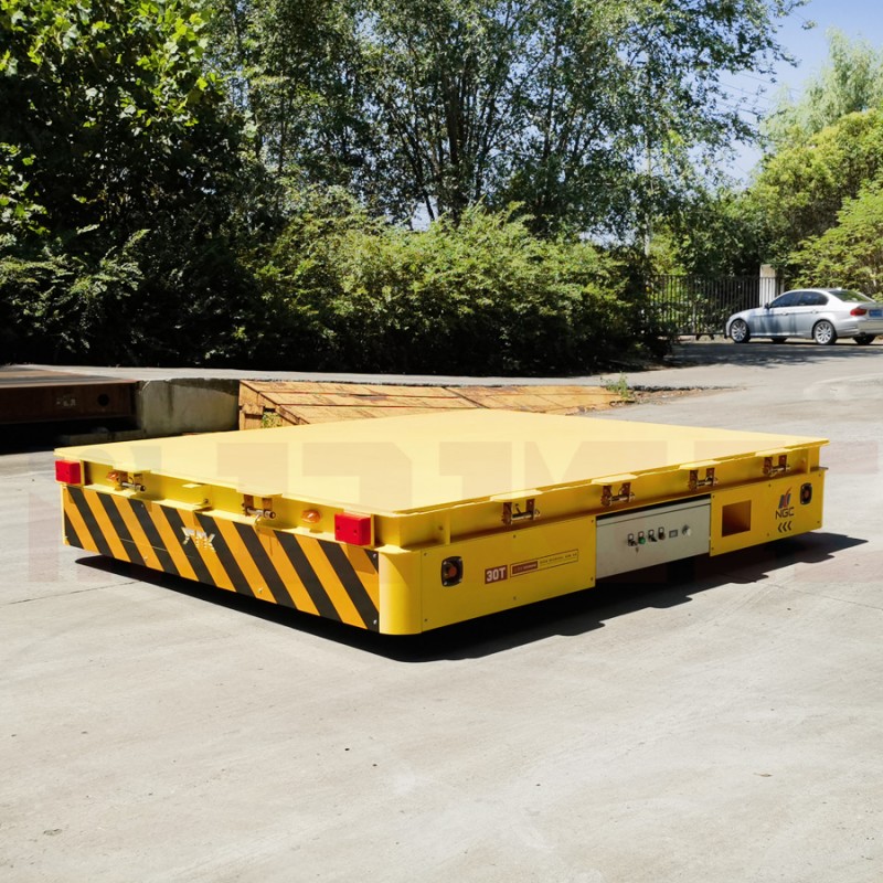 30 ton Omnidirectional Mobilne koło kierownicze Elektryczny wózek przesyłowy