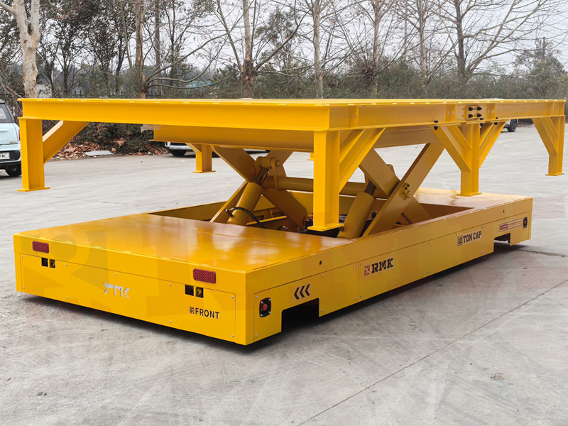 10 ton bezprzewodowy wózek transportowy z podnośnikiem 800 mm